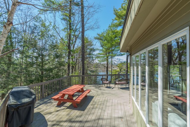 126 Middle Rd, Woolwich, ME 04579 - deck featuring a grill