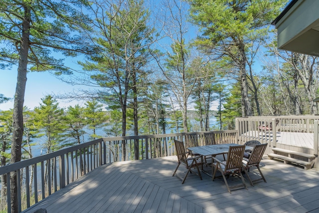 126 Middle Rd, Woolwich, ME 04579 - deck with outdoor dining space