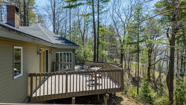 126 Middle Rd, Woolwich, ME 04579 - view of wooden terrace