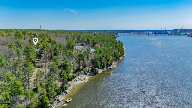126 Middle Rd, Woolwich, ME 04579 - birds eye view of property featuring a water view