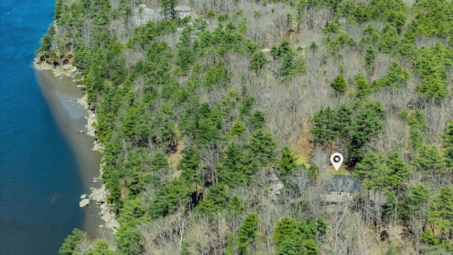 126 Middle Rd, Woolwich, ME 04579 - birds eye view of property featuring a water view