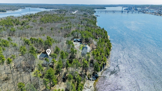 126 Middle Rd, Woolwich, ME 04579 - aerial view with a water view