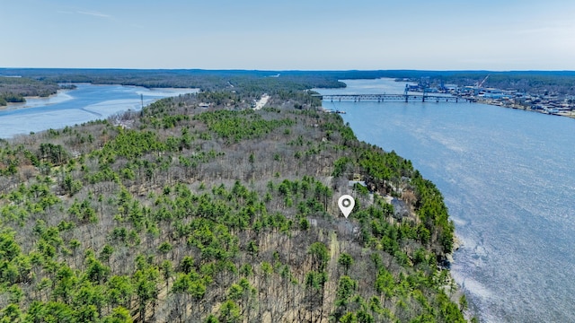 126 Middle Rd, Woolwich, ME 04579 - drone / aerial view with a water view
