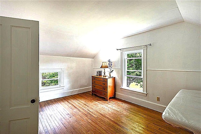 22 Mills Rd, Newcastle, ME 04553 - additional living space with lofted ceiling and hardwood / wood-style floors