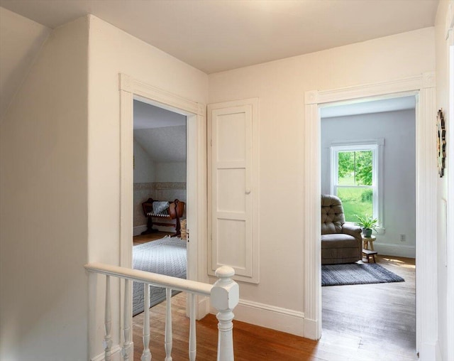 22 Mills Rd, Newcastle, ME 04553 - corridor featuring wood finished floors and baseboards