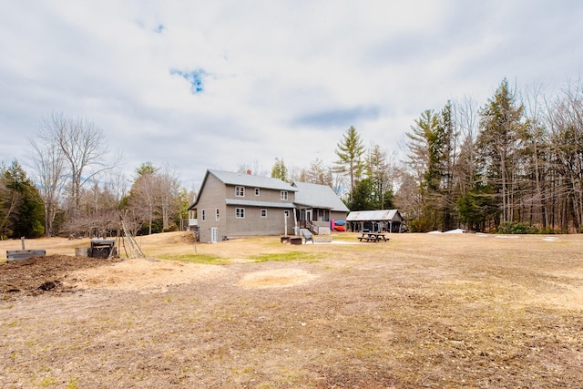 129 Bailey Hill Rd, New Sharon, ME 04955 - view of yard