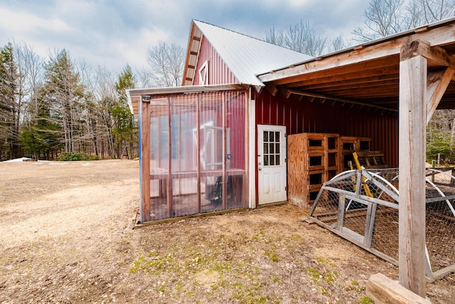 129 Bailey Hill Rd, New Sharon, ME 04955 - view of outbuilding featuring an outdoor structure and an exterior structure