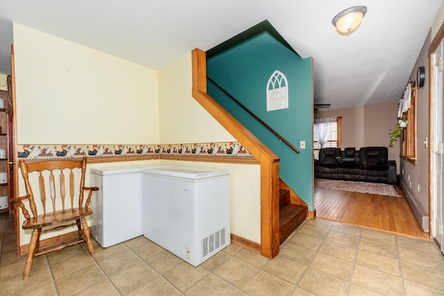 129 Bailey Hill Rd, New Sharon, ME 04955 - clothes washing area with baseboards