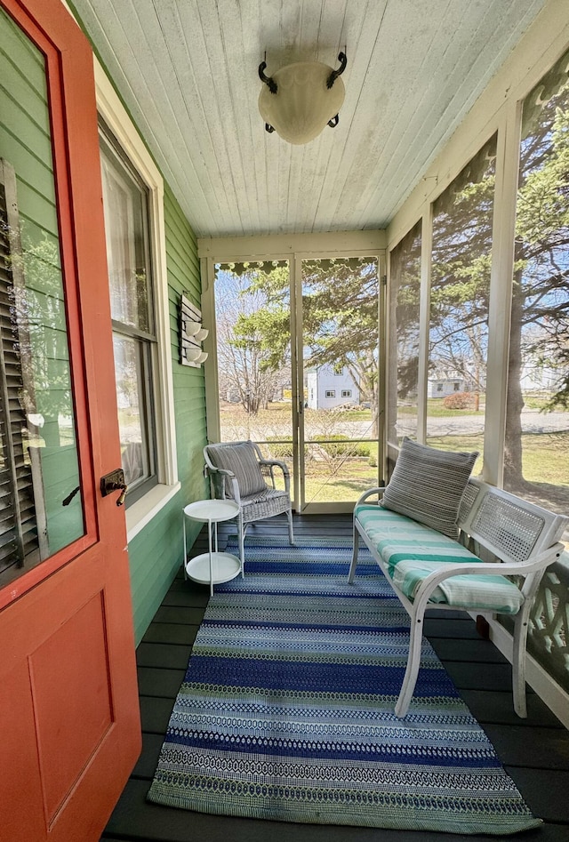 14 Water St, Vinalhaven, ME 04863 - sunroom featuring a wealth of natural light