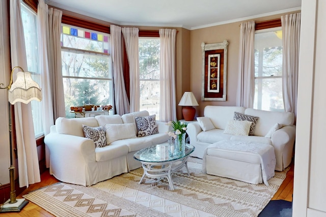 14 Water St, Vinalhaven, ME 04863 - living area featuring ornamental molding
