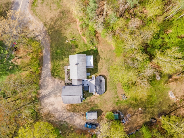 view from above of property
