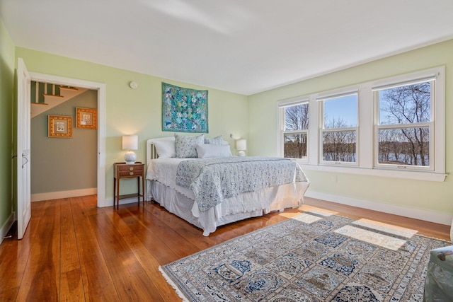 18 Pleasant St, Newcastle, ME 04553 - bedroom featuring baseboards and wood-type flooring