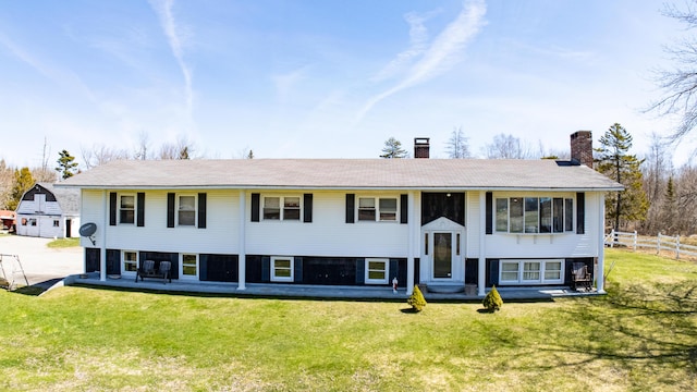 195 Rim Rd, East Machias, ME 04630 - bi-level home with a chimney