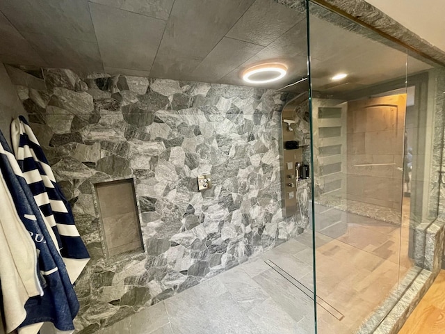 93 Island View Rd, Acton, ME 04001 - full bath featuring a tile shower