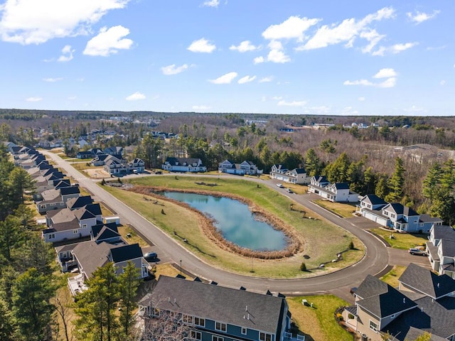 77 Creeks Edge Dr Unit 0, Saco, ME 04072 - drone / aerial view with a water view and a residential view