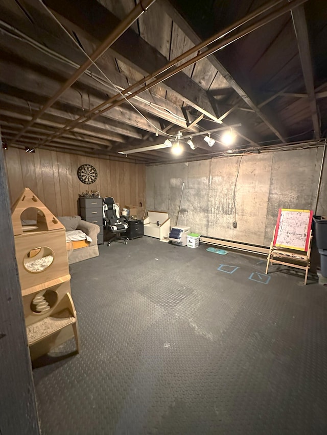 6 Ridge Rd, Corinth, ME 04427 - view of unfinished basement