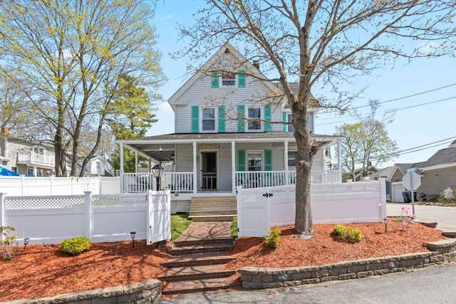 15 Longwood Ave, Old Orchard Beach, ME 04064 - victorian house with fence private yard and covered porch
