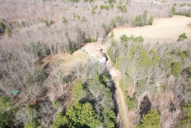 aerial view featuring a rural view