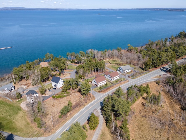 3 Bogue Chitto Ln Unit 1, Bar Harbor, ME 04609 - drone / aerial view with a water view