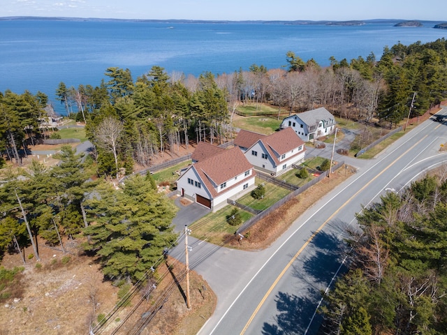 3 Bogue Chitto Ln Unit 1, Bar Harbor, ME 04609 - aerial view with a water view