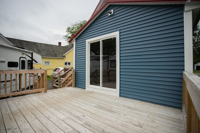16 Main St, Bradley, ME 04411 - view of wooden deck