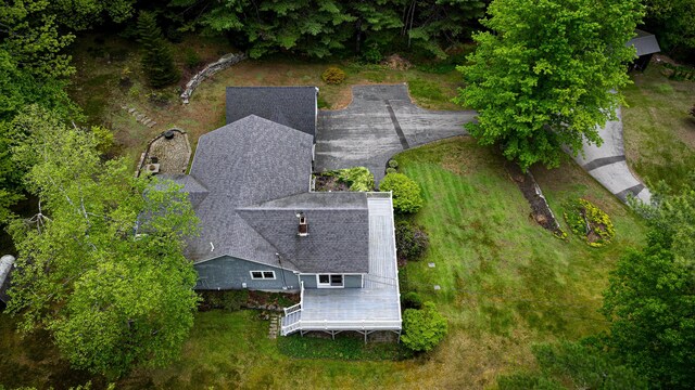 29 Bear Pond Rd, Waterford, ME 04088 - view from above of property