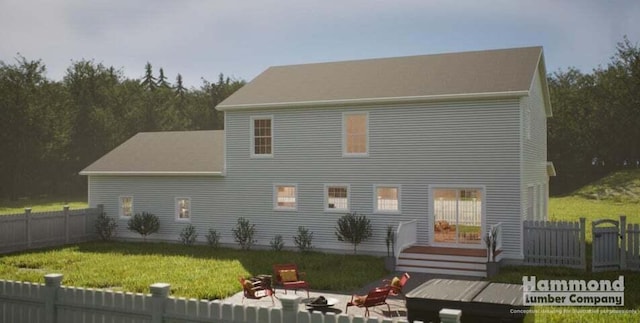 LOT5 Chase Ln, Lewiston, ME 04240 - rear view of house featuring a fire pit and a patio