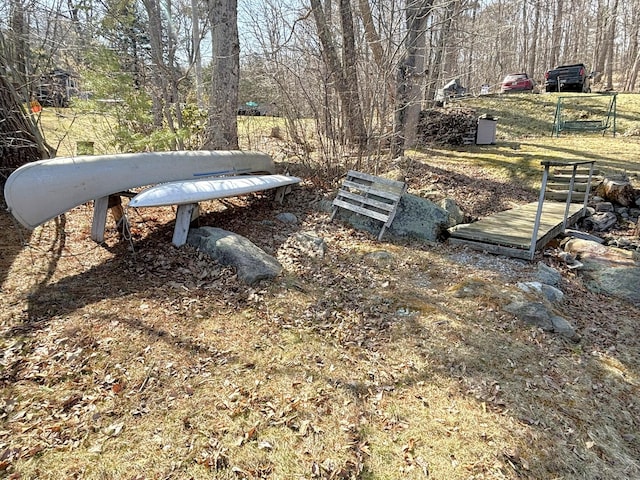 81 Shore Dr, Sabattus, ME 04280 - view of yard