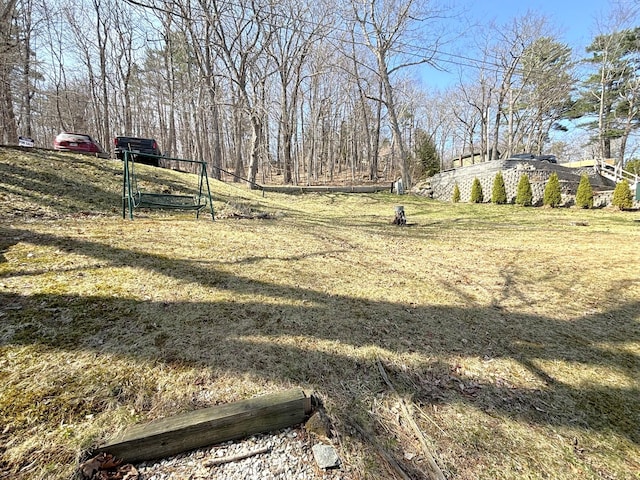81 Shore Dr, Sabattus, ME 04280 - view of yard