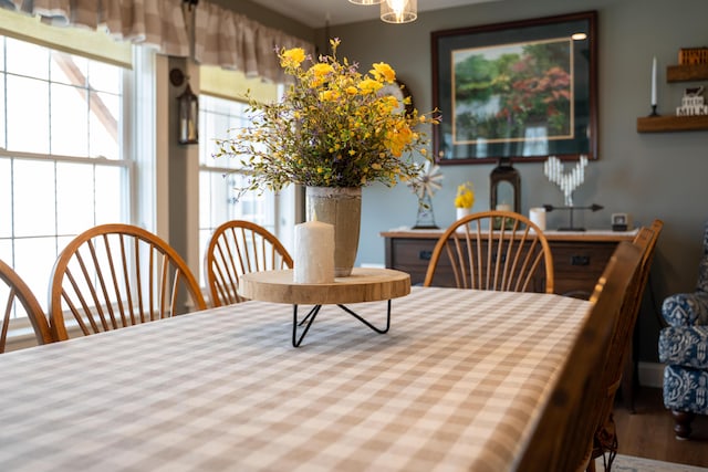 219 Middle Rd, Skowhegan, ME 04976 - dining space featuring wood finished floors