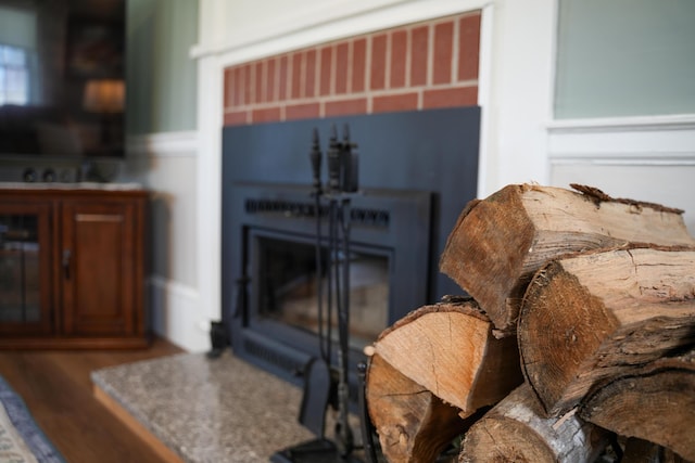 219 Middle Rd, Skowhegan, ME 04976 - living area featuring wood finished floors