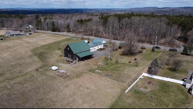219 Middle Rd, Skowhegan, ME 04976 - overview of rural landscape with a forest
