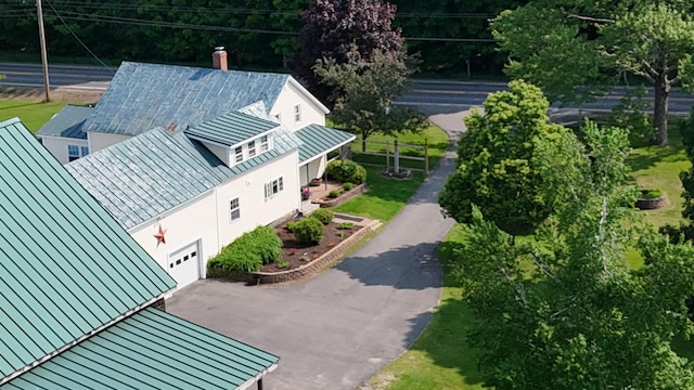 219 Middle Rd, Skowhegan, ME 04976 - view from above of property
