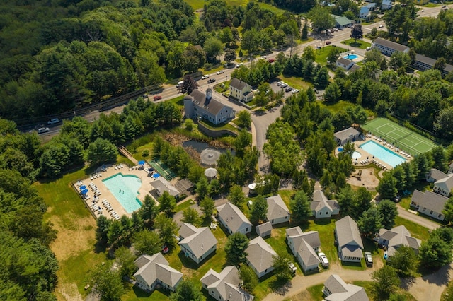 454 Post Rd Unit 456, Wells, ME 04090 - bird's eye view of a pool area