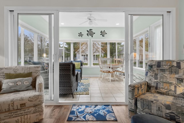 454 Post Rd Unit 456, Wells, ME 04090 - sunroom / solarium featuring wood finished floors