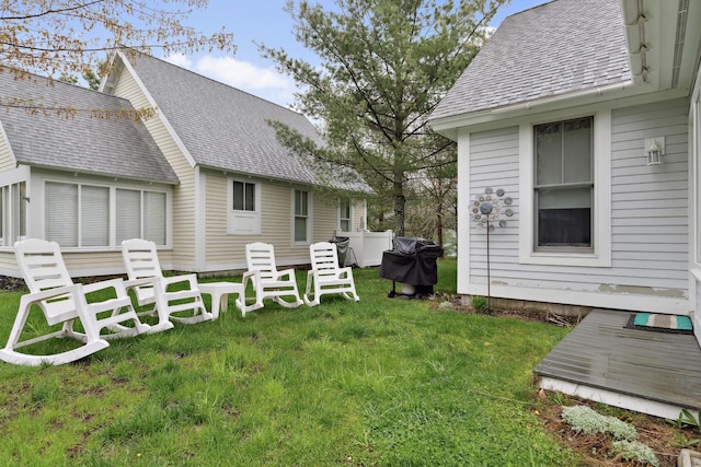 454 Post Rd Unit 456, Wells, ME 04090 - view of green lawn featuring a wooden deck