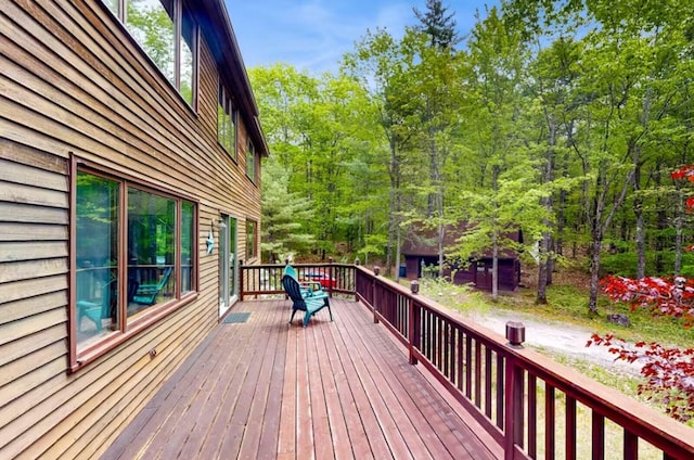 view of deck