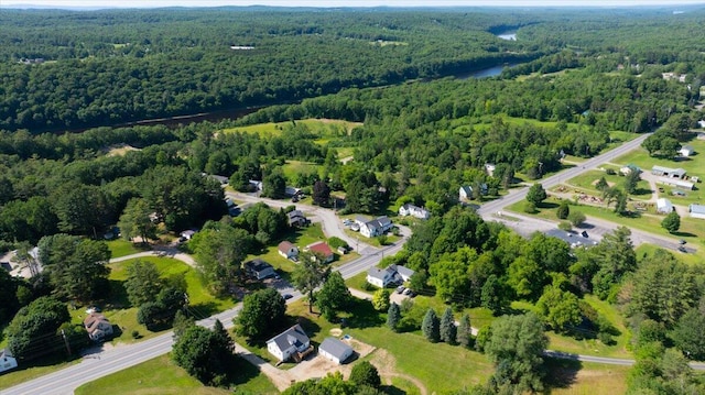 817 Riverside Dr, Augusta, ME 04330 - aerial view of property's location with a forest