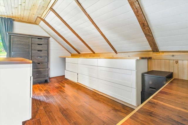 817 Riverside Dr, Augusta, ME 04330 - bonus room with wood ceiling, wood-type flooring, and wooden walls