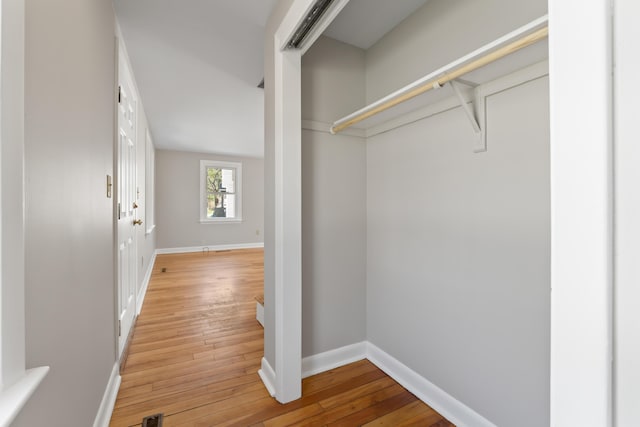 view of closet