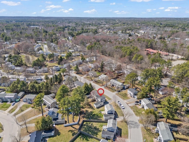 birds eye view of property featuring a residential view
