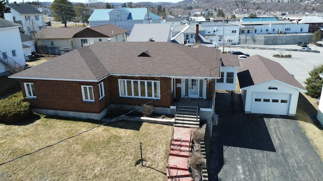birds eye view of property featuring a residential view