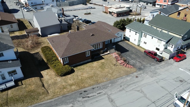 drone / aerial view featuring a residential view
