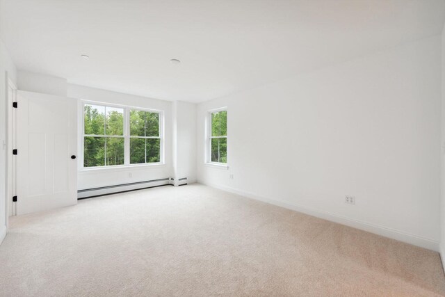 LOT87-1-2 Drown Rd, Alfred, ME 04002 - unfurnished room with carpet floors, baseboards, and baseboard heating