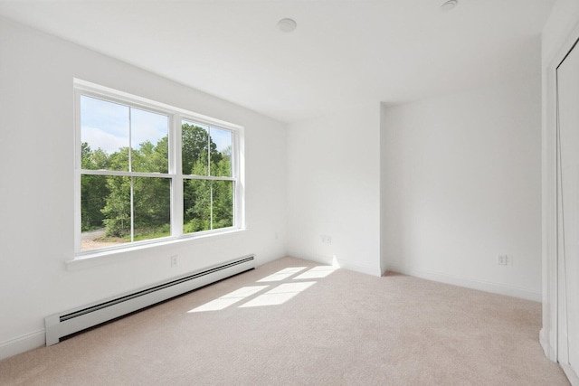 LOT87-1-2 Drown Rd, Alfred, ME 04002 - carpeted spare room featuring a baseboard radiator
