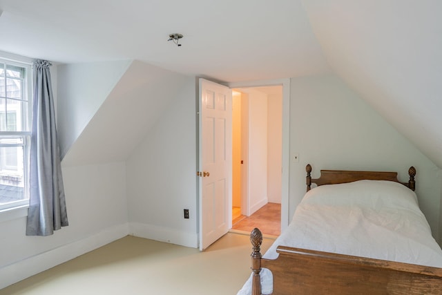 228 Atlantic Ave, Boothbay Harbor, ME 04538 - bedroom with vaulted ceiling