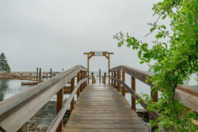 228 Atlantic Ave, Boothbay Harbor, ME 04538 - dock area with a water view