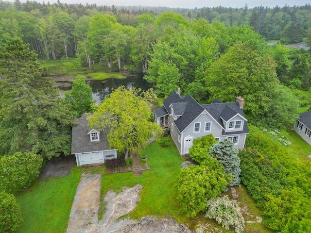 228 Atlantic Ave, Boothbay Harbor, ME 04538 - view of subject property featuring a forest and a nearby body of water