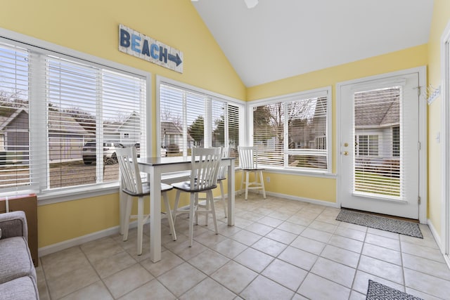 sunroom / solarium with plenty of natural light