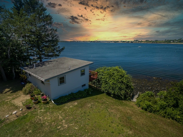43 W Shore Rd, Harpswell, ME 04003 - bird's eye view featuring a water view